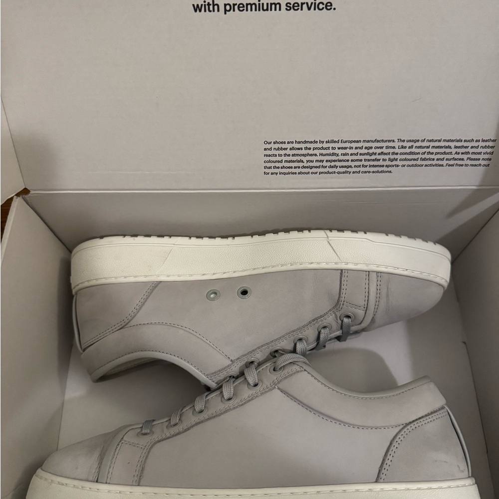 ETQ Amsterdam - LT 01 Shades Nubuck Glacier Grey - Size: EU 42 | US 9 | UK 8